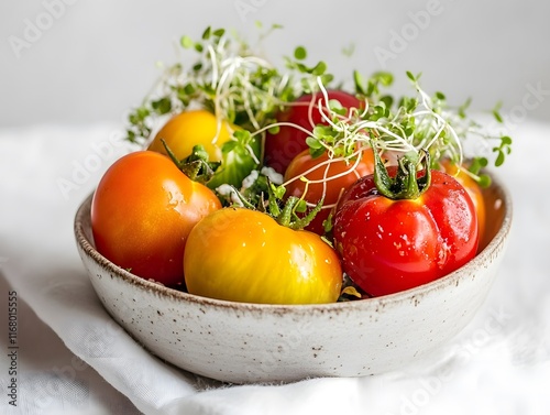 Farm to table Heirloom Tomato Salad photo