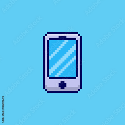 Pixel art smartphone game asset design