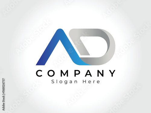 MENTAHAN LOGO LETTER AB (Blue & Gray) photo