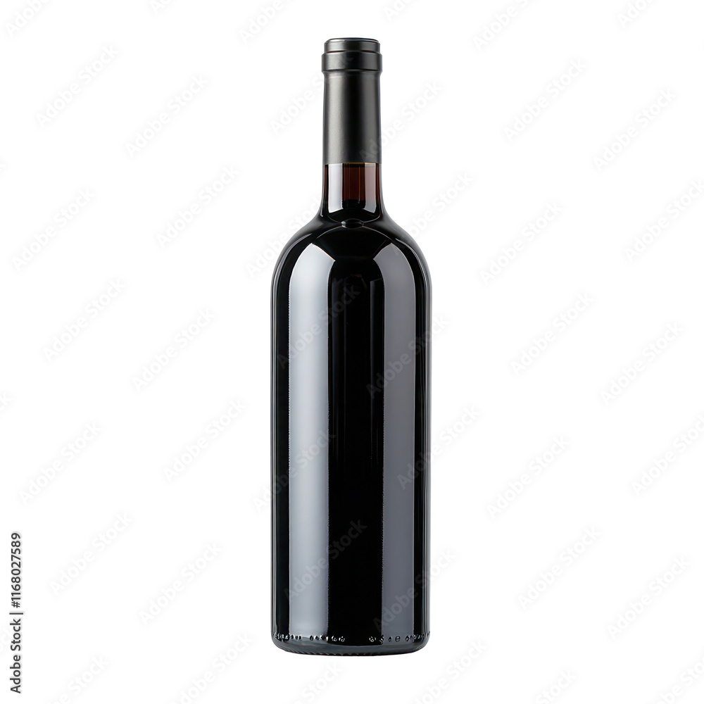 wine bottle isolated transparent background