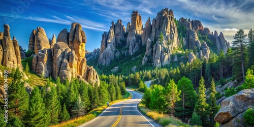 Explore Needles Highway's dramatic Black Hills scenery; a South Dakota road trip for stunning photography.