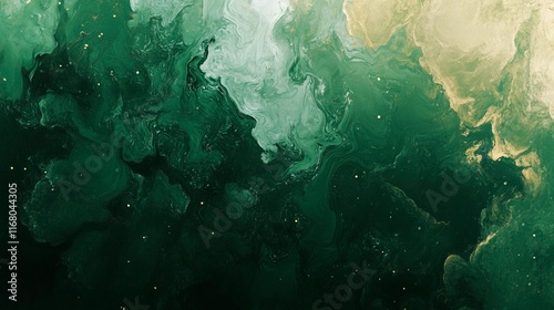 abstract green colour with beautiful light spots