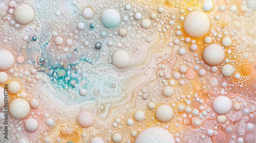 Abstract Pastel Water Dropl...