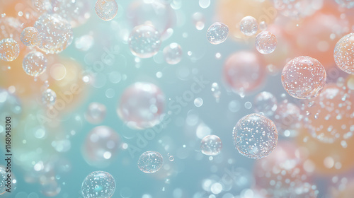 Floating Bubbles Abstract B...