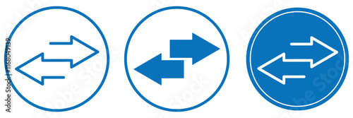 transfer icon set eps 10.