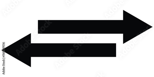 exchange arrow icon set vector illustration eps 10.