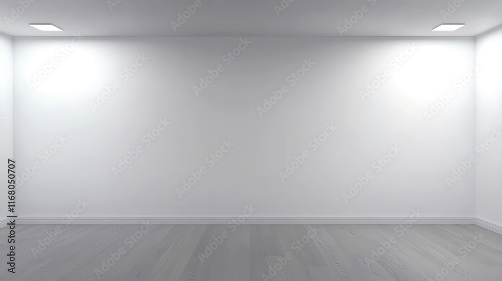 Bright and airy empty wall studio Bright and airy empty wall studio