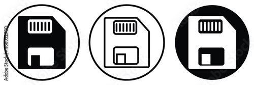 save storage floppy disk icon set. vector illustration eps 10. disk icons.