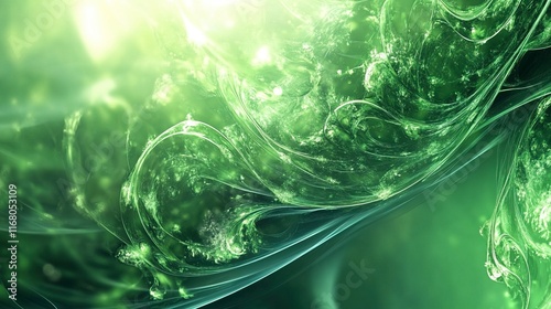 abstract green colour with beautiful light spots