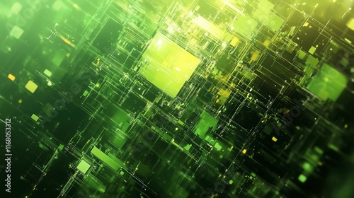 abstract green colour with beautiful light spots