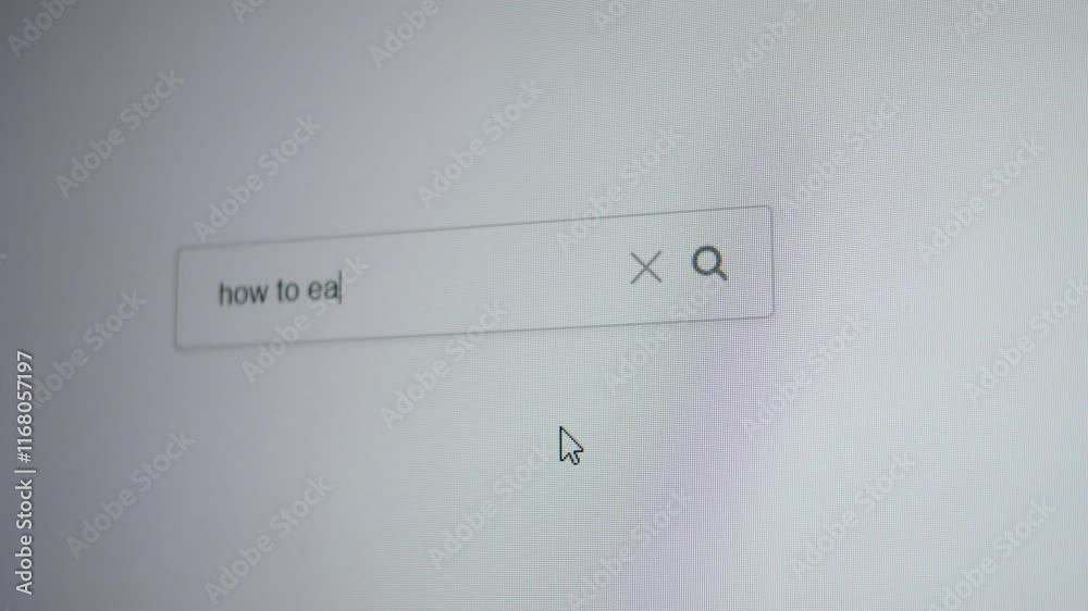 A search bar with the entering query How to earn cryptocurrency