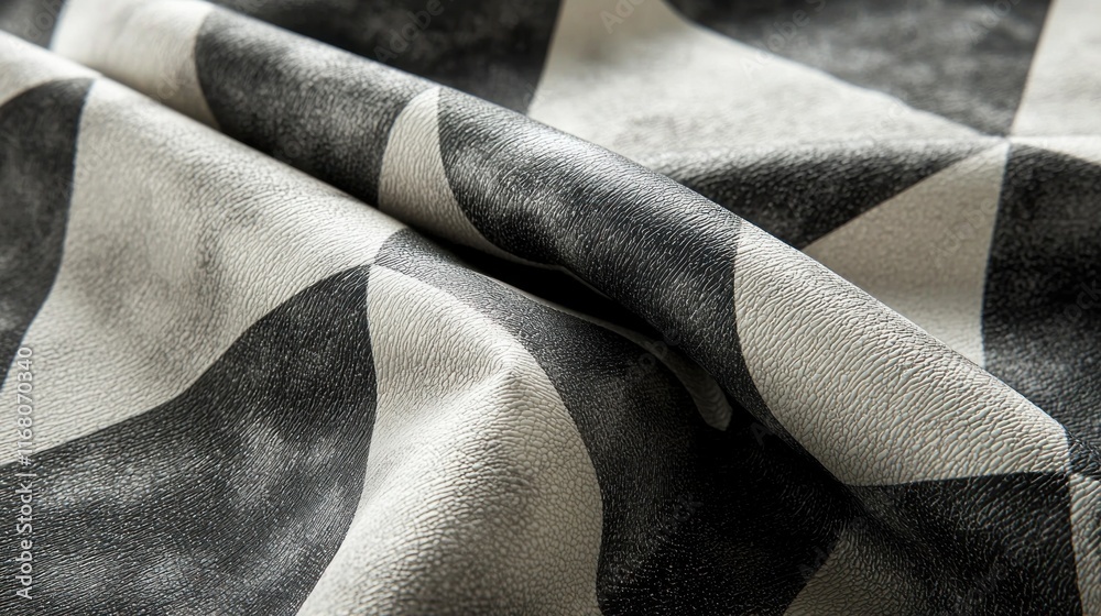 Fototapeta premium Geometric Elegance: Abstract Monochrome Triangle Pattern in Shades of Gray