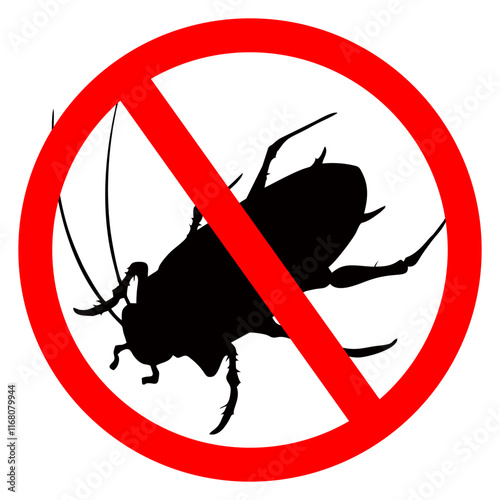 cockroach repellent silhouette or symbol