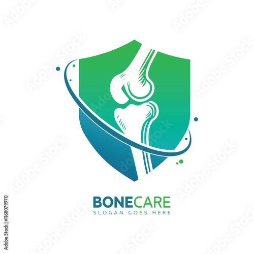 Knee Bone Logo designs concept, Bone Care logo template, Health Bone logo symbol icon