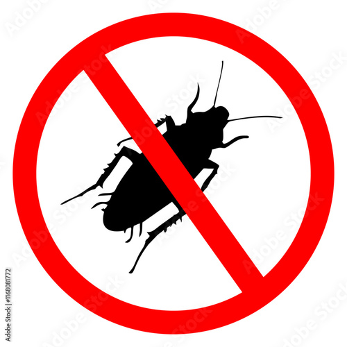 cockroach repellent silhouette or symbol