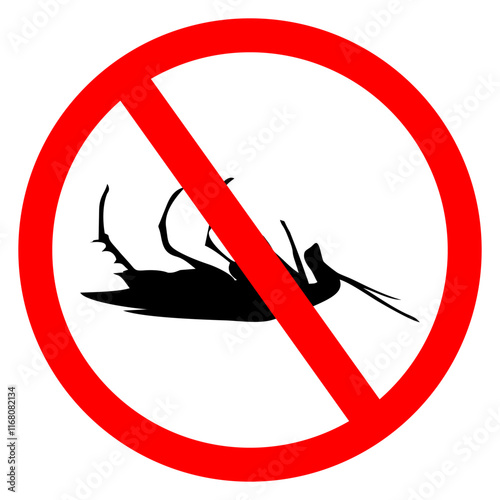 cockroach repellent silhouette or symbol