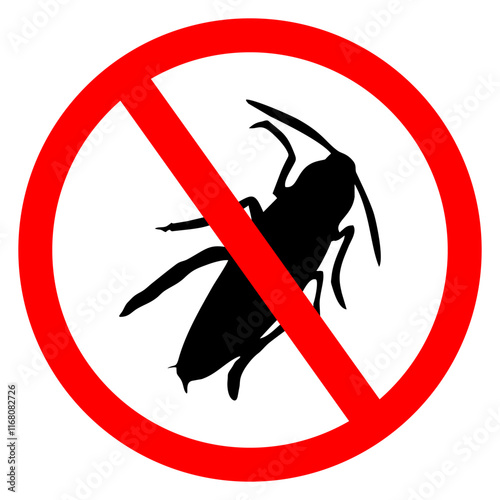 cockroach repellent silhouette or symbol