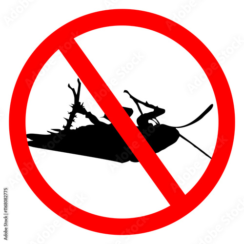 cockroach repellent silhouette or symbol