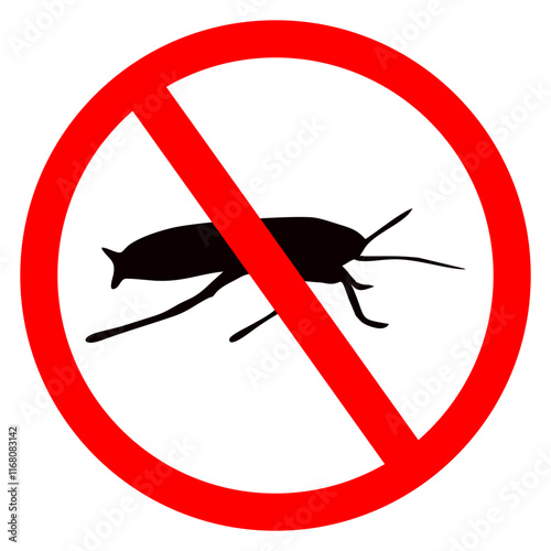 cockroach repellent silhouette or symbol