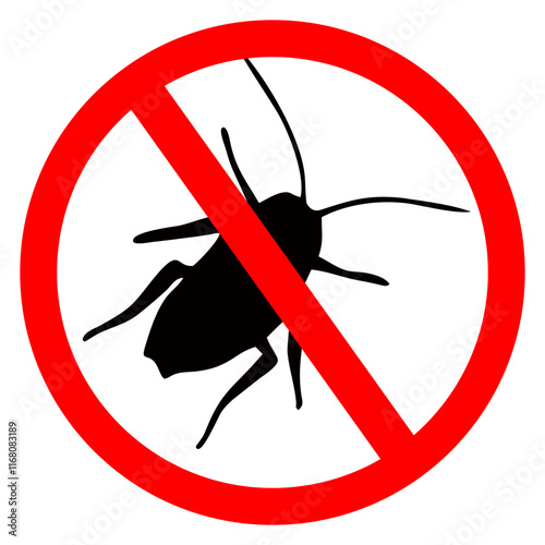 cockroach repellent silhouette or symbol