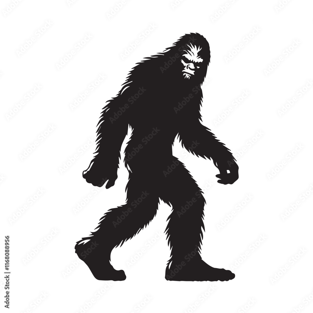 Bigfoot vector silhouette vector Bigfoot vector silhouette vector