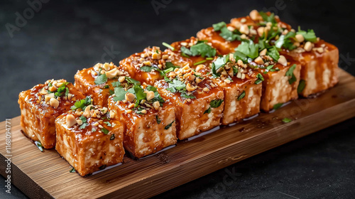 Sweet and Savory Glazed Tof...