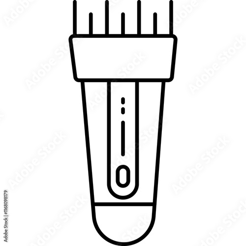 Beard Trimmer illustration with isolated background