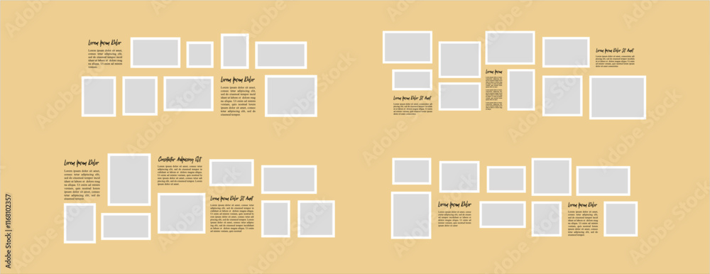 Pictures or photos frame collage layout abstract photo frames and digital photo wall template Pictures or photos frame collage layout abstract photo frames and digital photo wall template