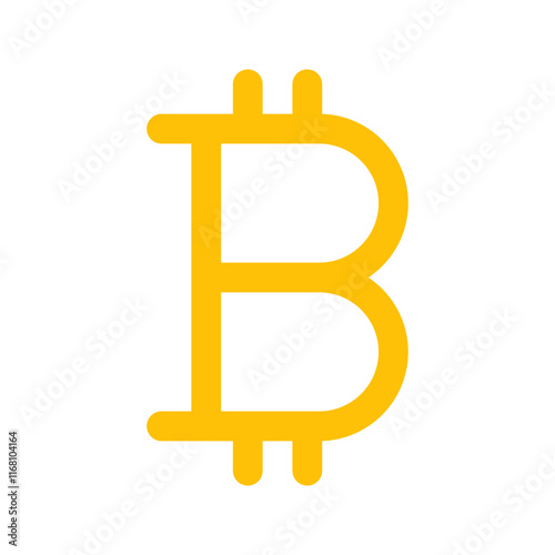 bitcoin flat icon