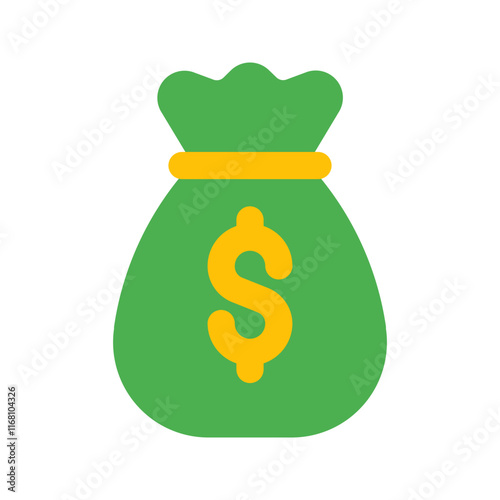 money bag flat icon