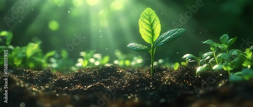 Plant Growth Agriculture Development Concept
