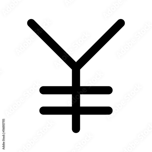 yen glyph icon