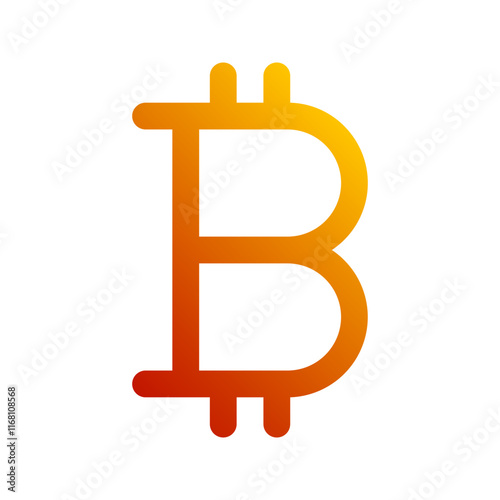 bitcoin gradient icon