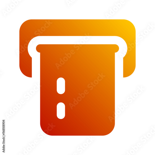 withdraw gradient icon