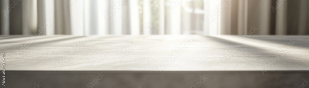 Neutral Tabletop with Warm Light, Seamless Texture for Product Photography, Calm and Inviting Atmosphere for Branding, Marketing and Ecommerce