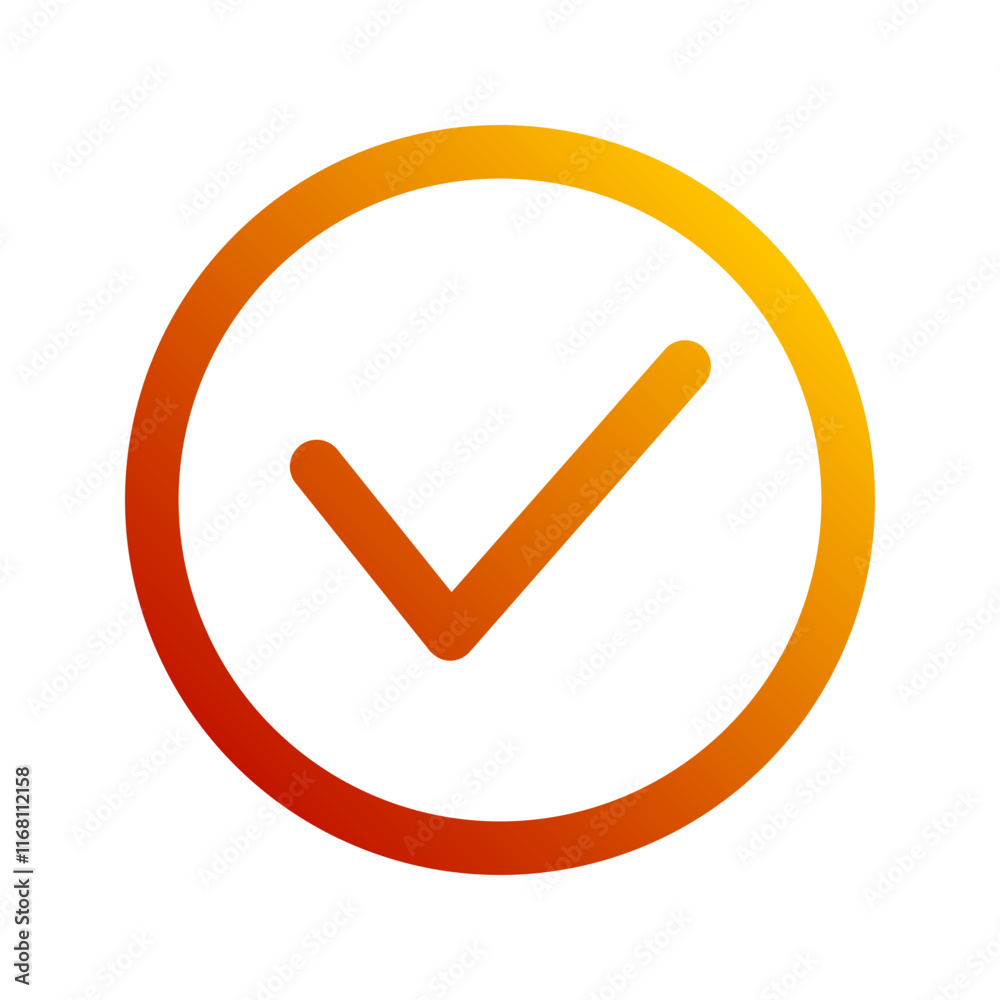 check mark gradient icon check mark gradient icon