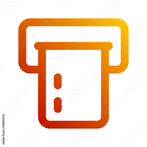 withdraw gradient icon