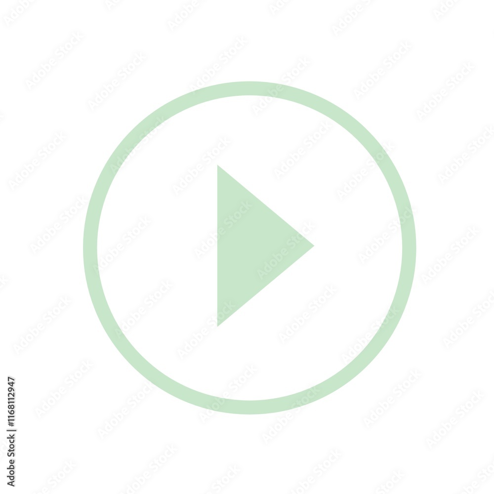 A image of a round button with a white arrow pointing to the right. The button is labeled A image of a round button with a white arrow pointing to the right. The button is labeled