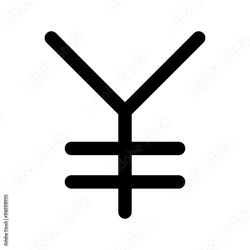 yen line icon