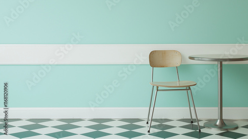 Minimalist Cafe Interior: A...
