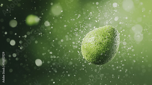 Avocado Splash: A vibrant g...