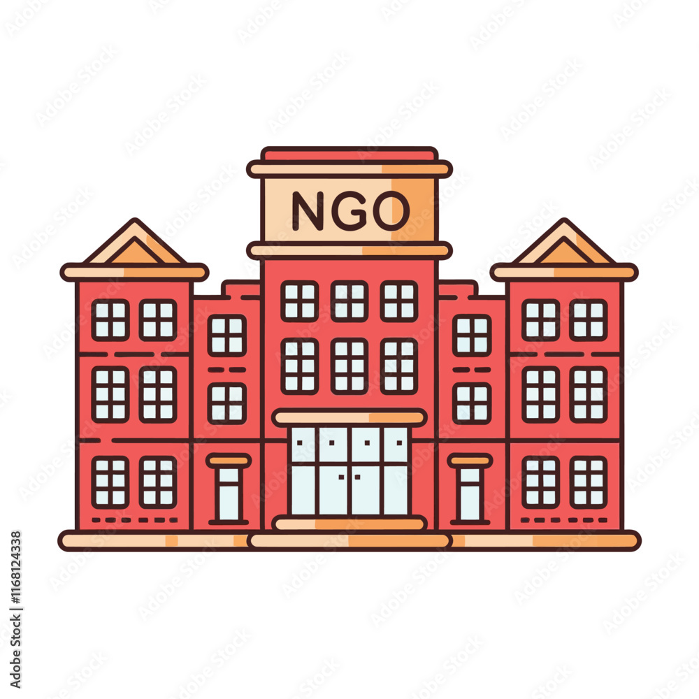 Fototapeta premium Flat vector illustration. Vector icon. Flat icon