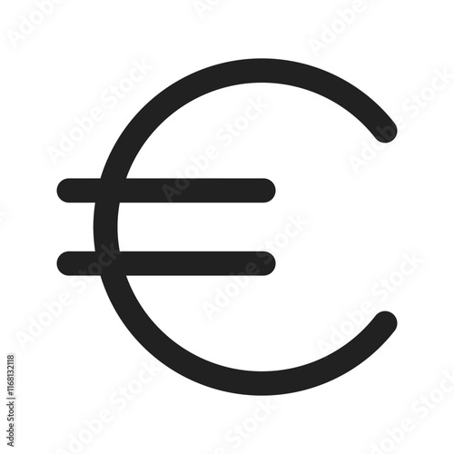 euro line color icon