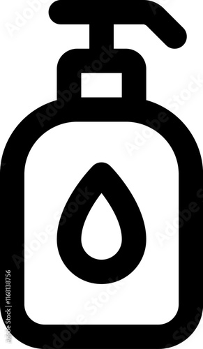 UI Soap Vector Icon Illustration. Line Style