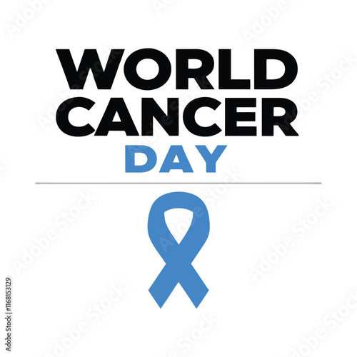 World cancer day Background Template design for Poster or Banner