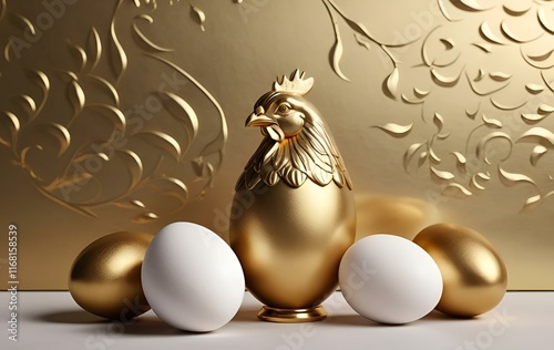 chicken and egg background image, animals, food, gold, advertising, banner, texture photo