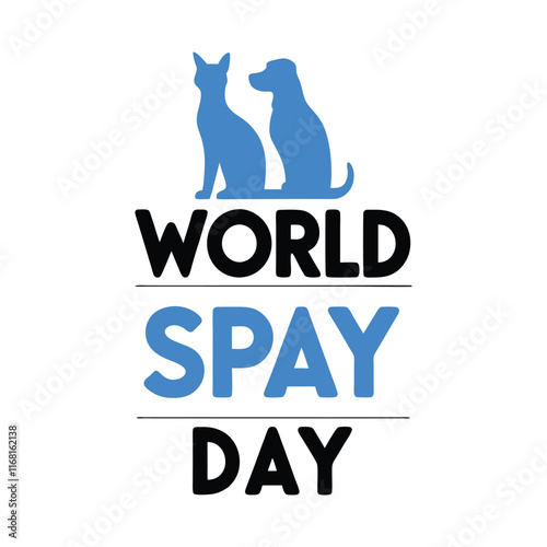 World spay day Background Template design for Poster or Banner