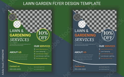 Multipurpose Lawn Care and Gardening Design Template, Perfect for Flyers, Posters, Brochures, Banners, Carousels, and Business Promotions,
lawn care garden or landscaping service flyer template.