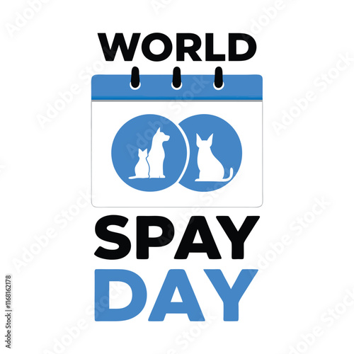 World spay day Background Template design for Poster or Banner