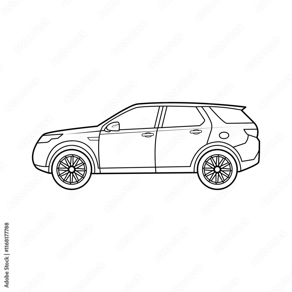 car outline on white background car outline on white background